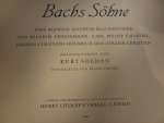Soldan; Kurt - herausgegeben von; Fingersatze von Julius Dahlke - Bachs sohne; Leichte Klavierstucke Kurt Soldan
