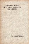 Buytendijk, F.J.J. - Proeven over gewoontevorming bij dieren.