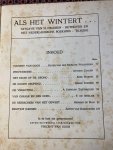 Diverse auteurs. - ALS HET WINTERT.....