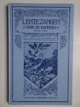 Hees, Gilles van & J.G. van Herwaarden. - Lentezangen voor de kleintjes. Nieuwe melodieën voor het voorbereidend onderwijs, de aanvangs- en middelklassen der lagere school en het gezin.