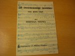 Meima; Herman - 20 tweestemmige inventies voor piano / orgel