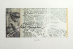 Baeyens, Martin R. - Exlibris voor Graphia (Hugo Claus). Baeyens, Martin R. - Exlibris voor Graphia (Hugo Claus).