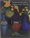  - Sotheby's auction 4 december 1996: Impressionist and Modern Art, part II