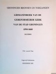 Veen, W.K. van der - Lidmatenboek van de gereformeerde kerk van de stad Groningen 1594-1660: inleiding