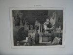 antique print (prent). - (Alchemie). D. Teniers.