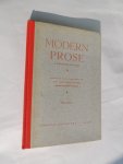 Schee, p. f. van der - modern prose a collection of stories volume I