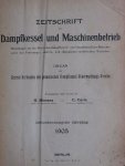  - Zeitschrift fur Dampfkessel und Machinebetrieb
