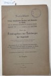 Engler, Adolf: - Notizblatt des Königl. Gartens und Museums zu Berlin : Appendix XI : (Originalausgabe) :