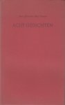Schwitters, Kurt - Acht gedichten.