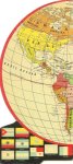  - Vlaggen Globe   ( Wereldbol  Atlas ) Uitklapbaar