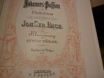 Bach; J. S.  (1685-1750) - Johannes-Passion Oratorium; BWV 245; fur soli, chor; SATB (Klavierauszug von Gustav Rosler)