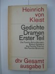Kleist, Heinrich von - Gesamtausgabe. 6 boekdelen.