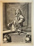 Hendrik Bary (1640-1707), after Jan de Bisschop (1628-1671) - [Antique print, engraving] Portrait of admiral David Vlugh, published ca. 1700, 1 p.