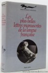 Germain, Marie Odile (intr.). - Les plus belles lettres manuscrites de la langue française. La Mémoire de l'Encre.