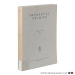 Principe, Walter H. / Spade, Paul Vincent / Busard, H. L. L. / Thomson, R. M., et al. - Mediaeval Studies. Volume XLII. "Quaestiones concerning Christ from the First Half of the Thirteenth Century" / "Robert Fland's Obligationes" / "The Satirical Works of Berengar of Poitiers" / "Avicenna’s Proof from Contingency for God’s Existe...