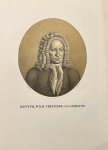 Selb, Jos after Auerbach, J.G. - Rare original lithography ca 1900 | Portrait of mathematician and scientist Gottfried Wilhelm Leibniz, Leibnitz (1646-1716), 1 p. With a loose textpage.