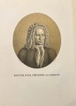 Selb, Jos after Auerbach, J.G. - Rare original lithography ca 1900 | Portrait of mathematician and scientist Gottfried Wilhelm Leibniz, Leibnitz (1646-1716), 1 p. With a loose textpage.