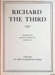 Shakespeare, William - Richard the Third 1597