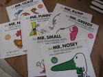 Hargreaves, Roger - 7x kleurboek: Mr. Noisy, Mr Funny, Mr. Bump, Mr. Greedy, Mr Small, Mr. Nosey, Mr. Tickle