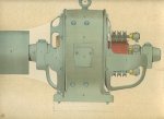 SIJTHOFF. - Gelijkstroommotor. Sijthoff's Beweegbare Modellen van Hedendaagsche Techniek. Met beschrijvenden tekst.