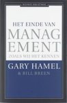 HAMEL, G. & BREEN, B. - Het einde van management zoals wij het kennen