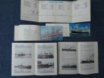 N.n.. - El Paso. Paul Kayser/ M.S. "Hamburg Maru". Osaku Shosen Kaisha/ In commemoration of launching M.V. "Kairouan". Nakai Zosen/ William Sloan & Co. Ltd., Glasgow 1825-1968/ Canadian Pacific 1891-1961. Lot of 5 maritime issues.