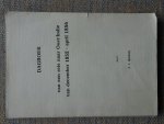 Idenburg, P.J. - DAGBOEK van een reis naar Oost-Indië van december 1852 - april 1856