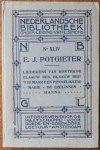 Potgieter E J - Potgieter II Liedekens van Bontekoe Blaauw Bes Blaauw Bes t Is maar een pennelikker Marie De ezelinnen Hanna