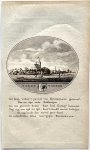 Van Ollefen, L./De Nederlandse stad- en dorpsbeschrijver (1749-1816). - [Original city view, antique print] 't Dorp Wormer, engraving made by Anna Catharina Brouwer, 1 p.