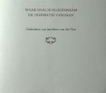 Nat, Jacobien van der. - Waar haal ik in godsnaam de inspiratie vandaan. Nat, Jacobien van der. - Waar haal ik in godsnaam de inspiratie vandaan.
