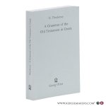 Thackeray, Henry St. John. - A Grammar of the Old Testament in Greek according to the Septuagint.