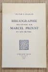 GRAHAM, VICTOR E. - BIBLIOGRAPHIE DES ETUDES SUR MARCEL PROUST ET SON OEUVRE.