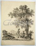 KIERDORFF, FRANCISCUS, - Landscape with family