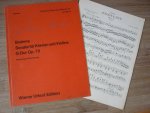 Brahms; Johannes (1833 – 1897) - Sonate für Klavier und Violine G-Dur op. 78; Nach dem Autograf und dem Originaldruck (Urtextausgabe) (Urtext); voor: Viool, piano; Pianopartituur, solopartij; Redactie: Bernhard Stockmann; Günter Kehr