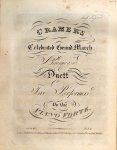 Cramer, J.B.: - Cramer`s celebrated grand march arranged as a duett for two performers on one piano forte