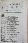 Camphuysen, (Camphuyzen,) Dirck Rafaelsz - Stichtelyke rymen