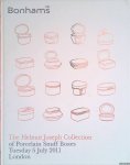 Various - Bonhams London: The Helmut Joseph Collection of Porcelain Snuff Boxes - 5 July 2011