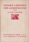 Collem, A. van - Nieuwe Liederen der Gemeenschap Collem, A. van - Nieuwe Liederen der Gemeenschap