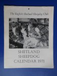  - Shetland Sheepdog Calendar 1971