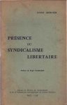 Mercier, Louis - Présence du Syndicalisme Libertaire