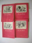 Ligthart, J. en Scheepstra,H. / Eising,Marchien, bew. / Jetses C. oorspronkelijke plaatjes - Ot en Sien, deeltjes 1, 2, 3 en 4