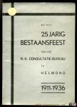 N/N - Bij het 25 jarig bestaansfeest van het consultatie bureau te Helmond 1911-1936