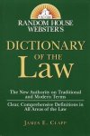 Clapp, James E - Webster's Dictionary of the Law