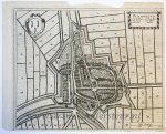  - [Antique print; cartography, oude prent Purmerent] PURMEREND, published 1652.