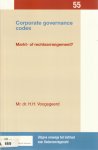 H.H. Voogsgeerd - Corporate governance codes