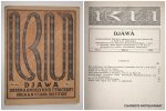 DJAJADININGRAT, RADEN AR IO HOESEIN (et al, eds.), - Djawa. Driemaandelijksch tijdschrift uitgegeven door het Java-Instituut. (2e jaargang), No. 1, Maart 1922.