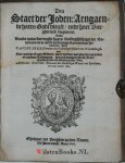 Crespin, Jean - Den Staet der Kercken, mitsgaders de regieringe ende menschelicke insettingen der Pausen. En oock de bysonderste geschiedenissen dewelcke onder alle Keyseren, Coningen, Vorsten en Regienten over den geheelen Aertbodem, gebeurt zijn. Alles begi...