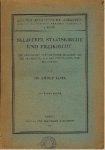 Lotz, Adolf. - Sklaverei, Staatskirche und Freikirche : die englischen Bekenntnisse im Kampf um die Aufhebung von Sklavenhandel und Sklaverei.