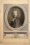 Pierre van Schuppen (1627-1702), after Ambroise Quenin (??-1705) - [Antique portrait print, engraving, 1695] Portrait of the jurist Gaspard Thaumas de la Thaumasière (Portret van de jurist Gaspard Thaumas de la Thaumasière), published 1695, 1 p.
