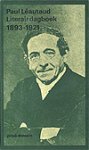 Léautaud, Paul. - Literair dagboek dagboek 1893-1921